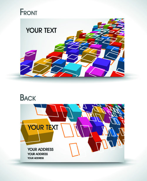 free vector Dynamic gorgeous card background 04 vector